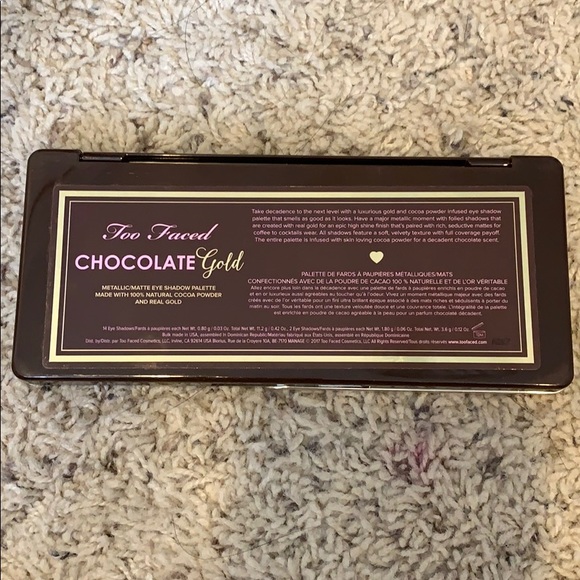 Too Faced Chocolate Gold Palette - Picture 2 of 8